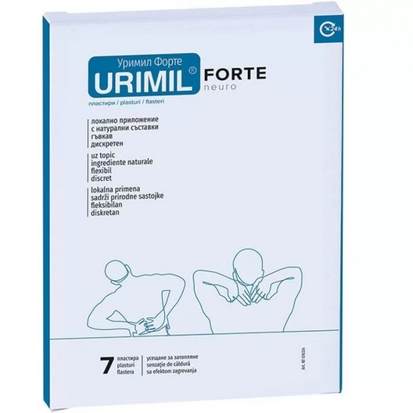 Urimil Forte Neuro, 7 plasturi, NaturPharma