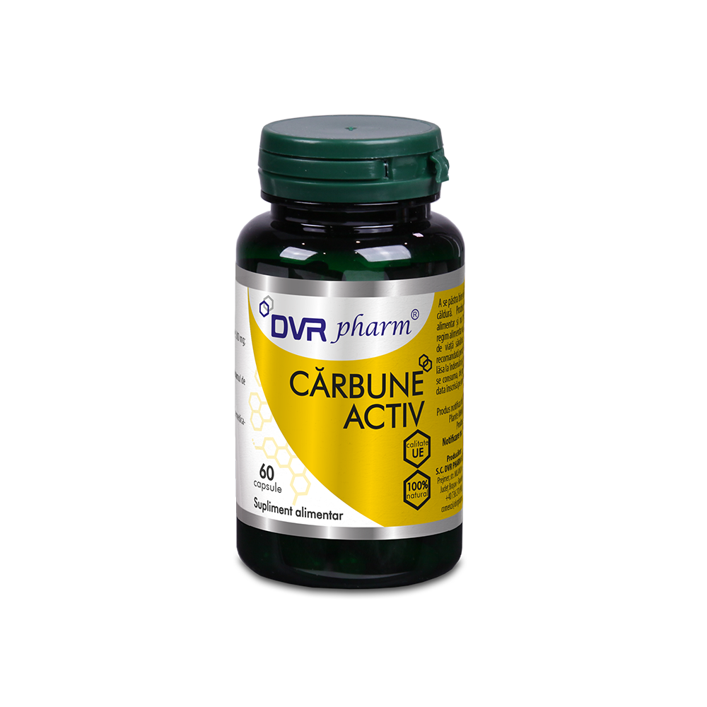 Carbune Activ, 60 capsule, DVR Pharm