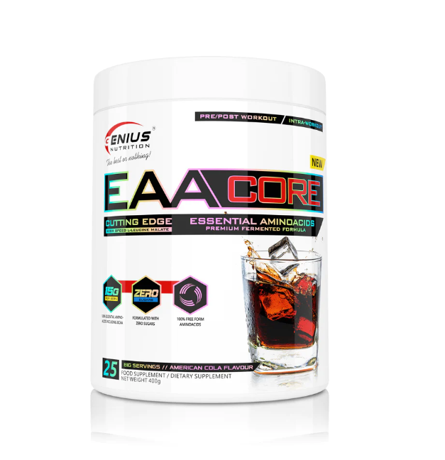 EAA Core cu aroma de Cola, 400g, Genius Nutrition