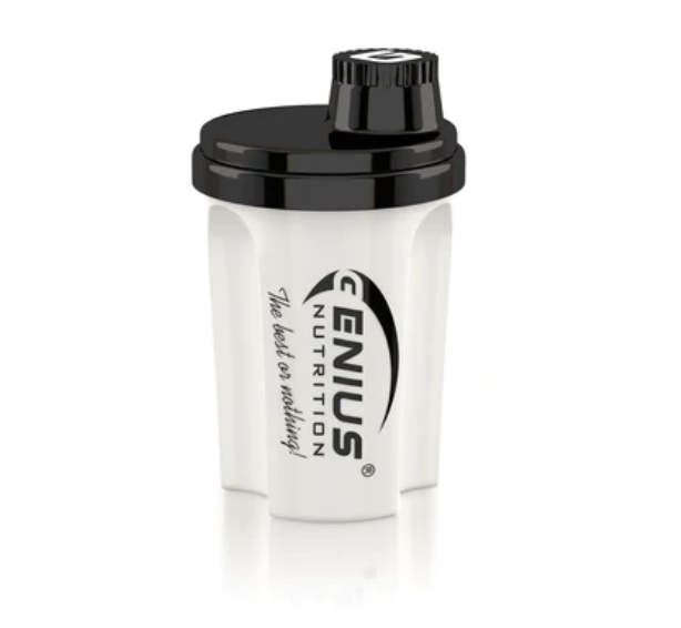 Shaker mic negru/transparent, 300ml, Genius Nutrition