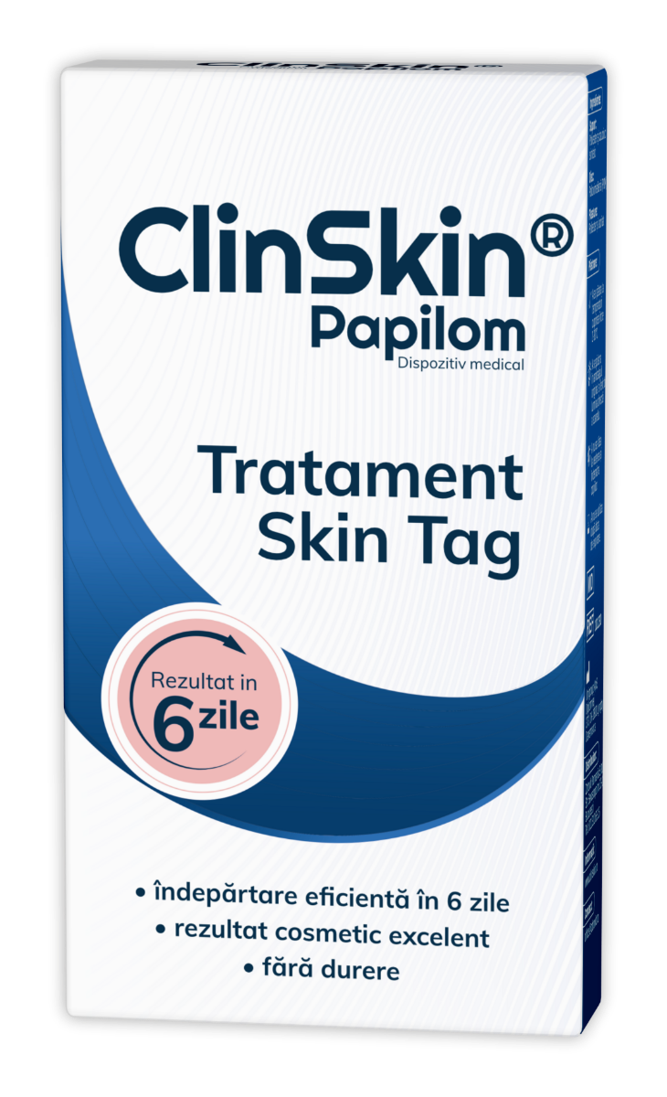 Clinskin Papilom tratament skin tag, 1 bucata, Zdrovit