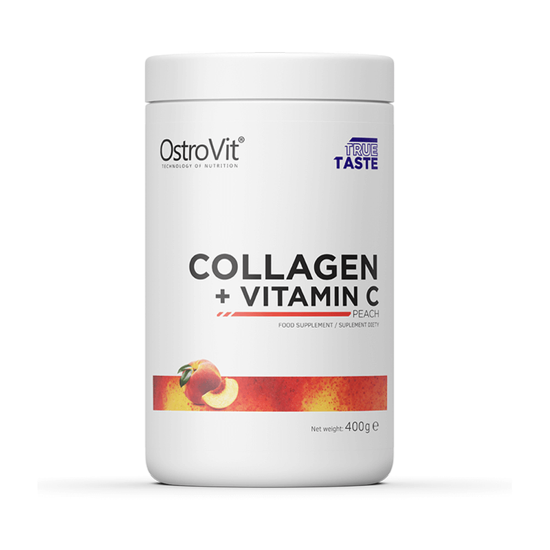 Colagen + Vitamina C cu aroma de piersici, 400g, OstroVit