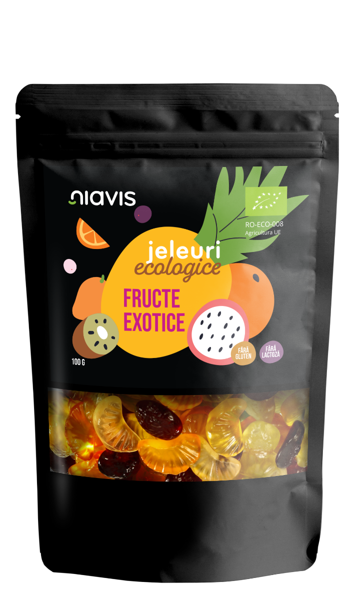 Jeleuri ecologice Fructe Exotice , 100g, Niavis