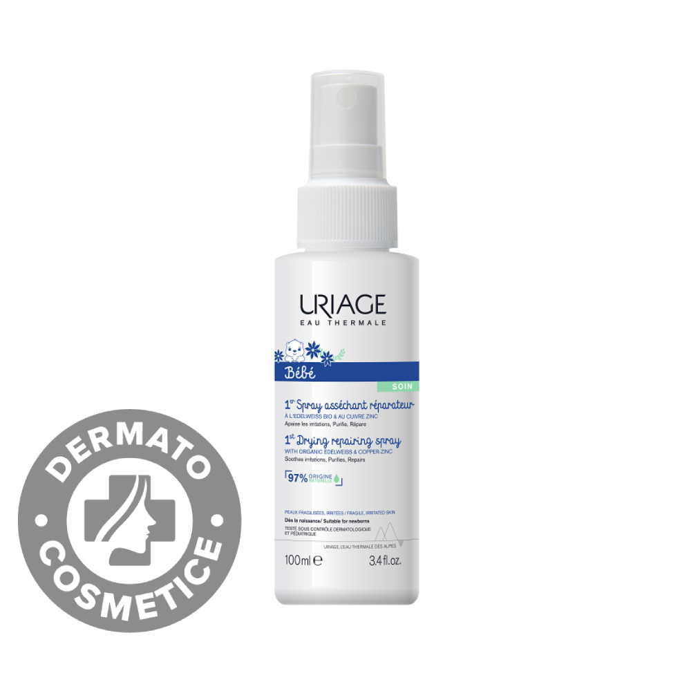 Spray anti-iritatii cu Zinc 1Er Bebe, 100ml, Uriage