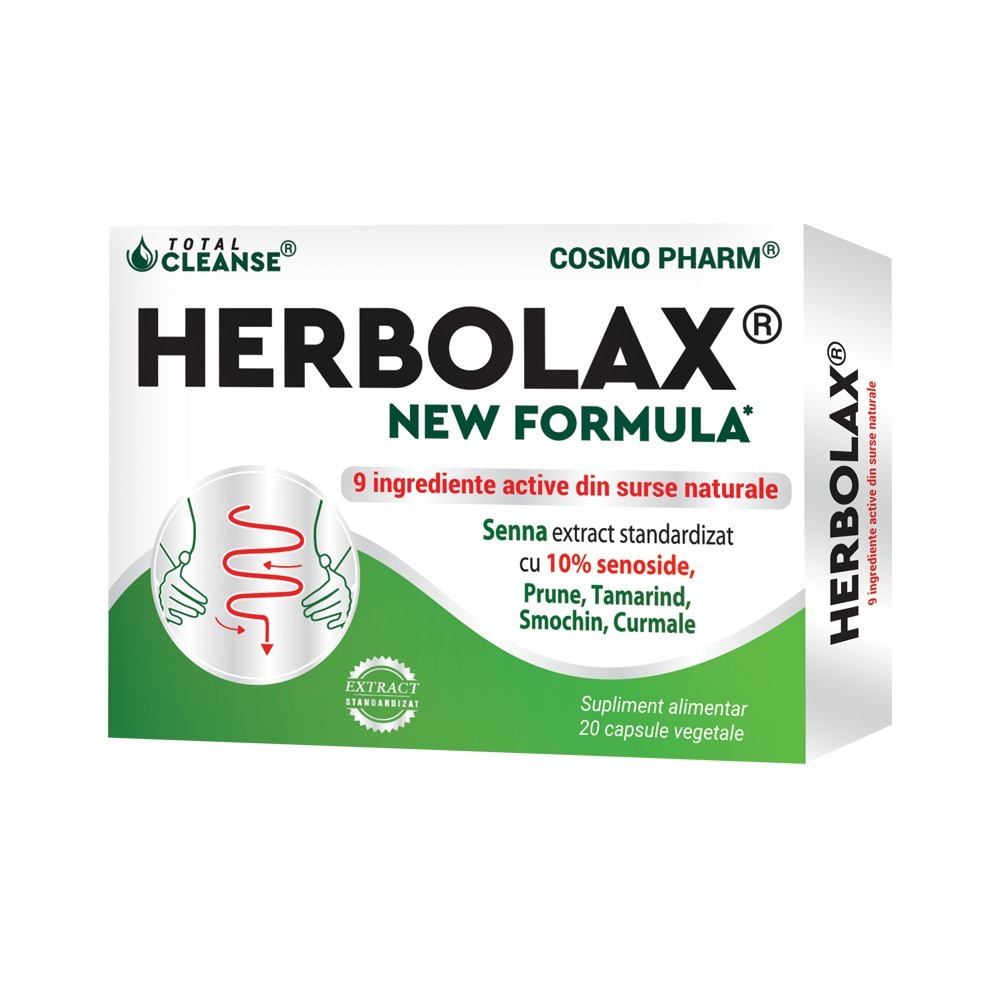 Herbolax New Formula, 20 capsule, Cosmopharm