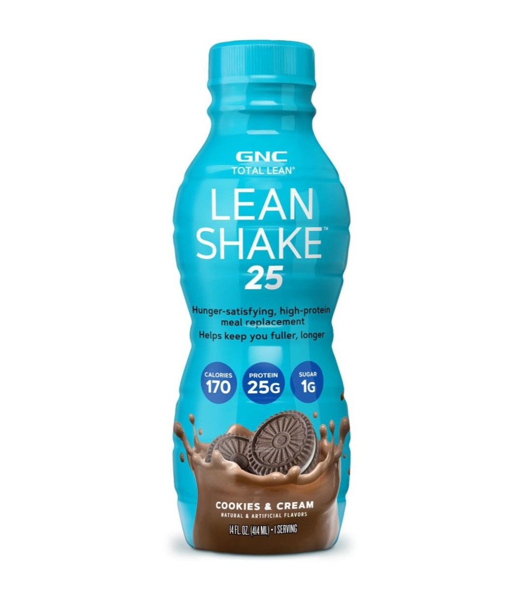 Shake proteic cu aroma de biscuiti cu crema RTD Total Lean 25, 414ml, GNC