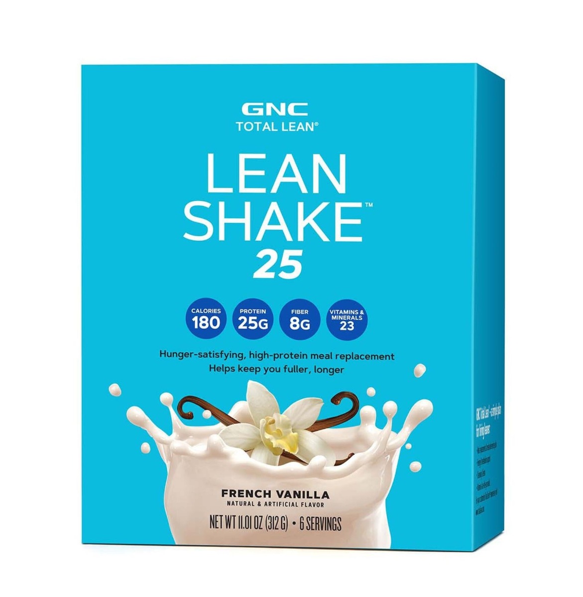 Shake proteic cu aroma de vanilie Total Lean 25, 52g, GNC