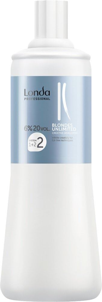 Oxidant pentru pudra decoloranta Blondes Unlimited Creativ 6%, 1000ml, Londa Professional