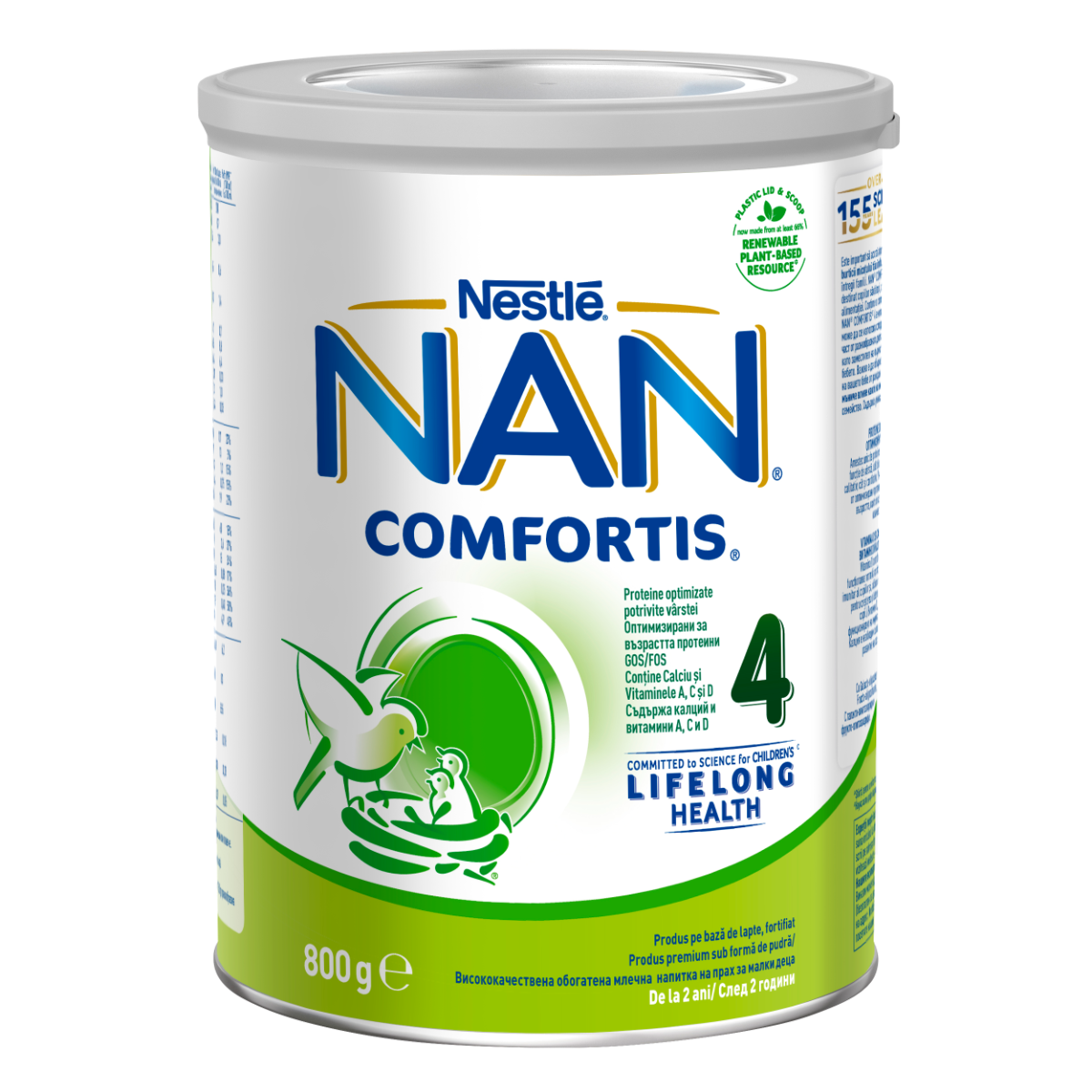 Lapte praf Nan 4 Comfortis +2 ani, 800g, Nestle