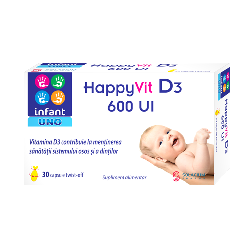 INFANT UNO HAPPYVIT D3 600UI X 30 CAPSULE