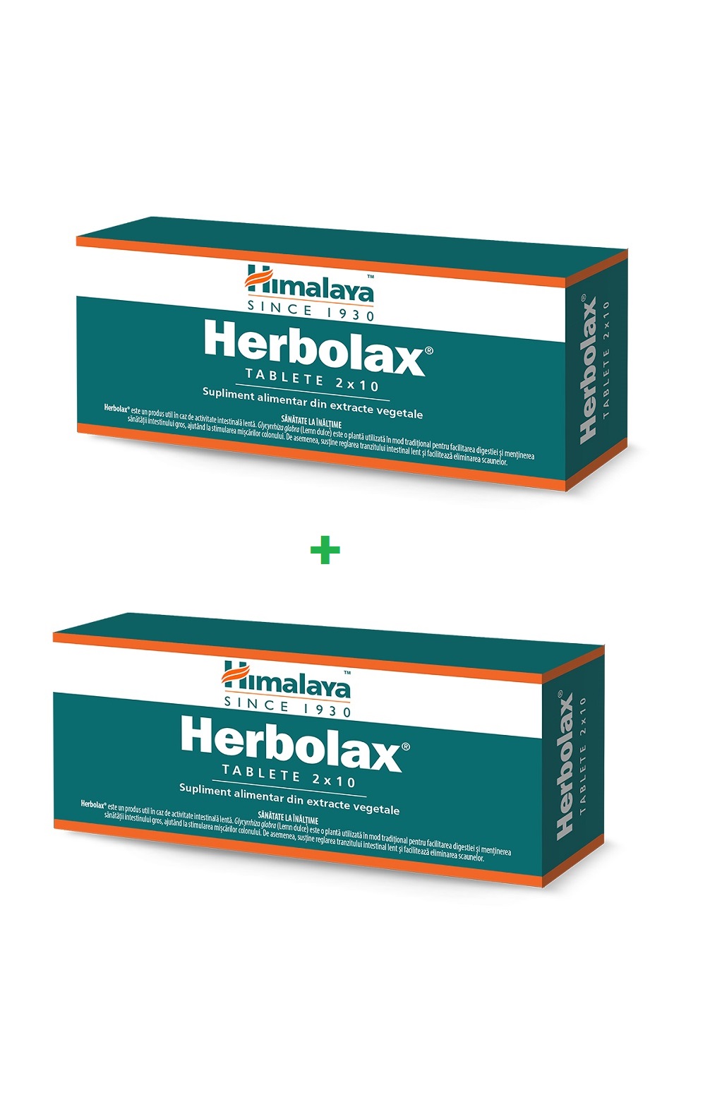 HERBOLAX 20 TABLETE 1+1 CADOU