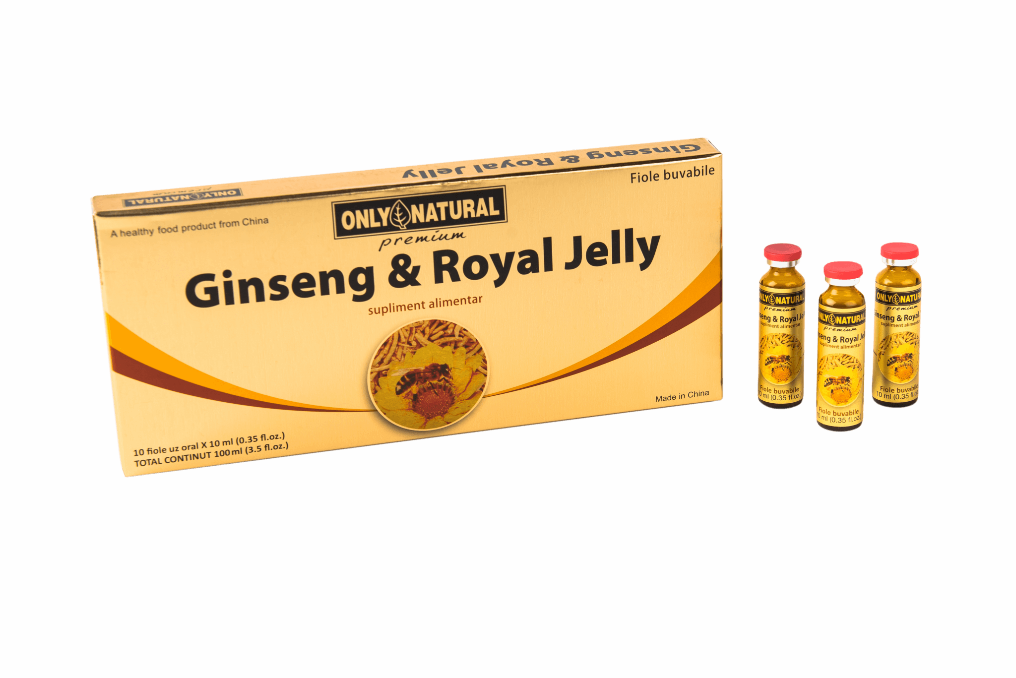 ONLY NATURAL GINSENG + ROYAL JELLY 10 FIOLE X 10ML
