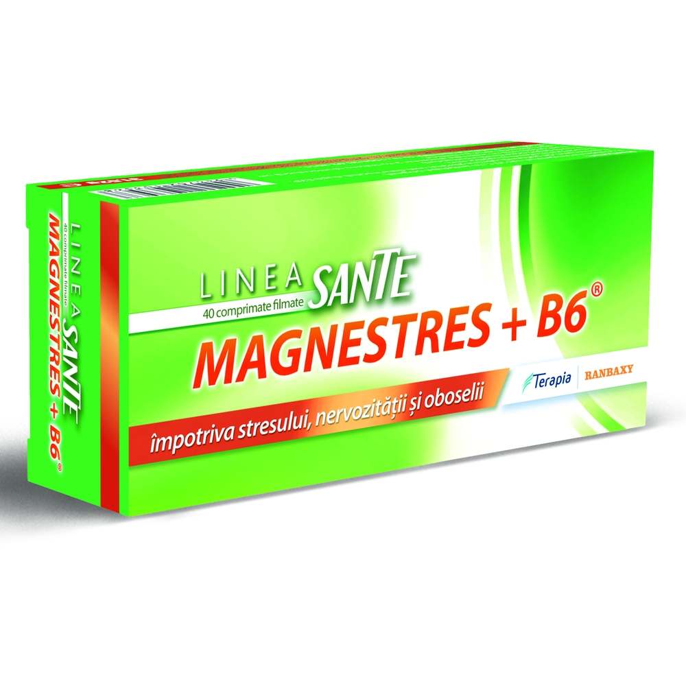 LINEA SANTE MAGNE STRESS + B6 40 COMPRIMATE FILMATE