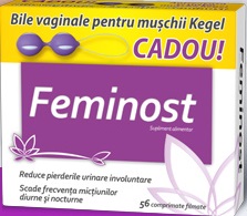 ZDROVIT FEMINOST 56 COMPRIMATE FILMATE + BILE PT EXERCITII KEGEL CADOU