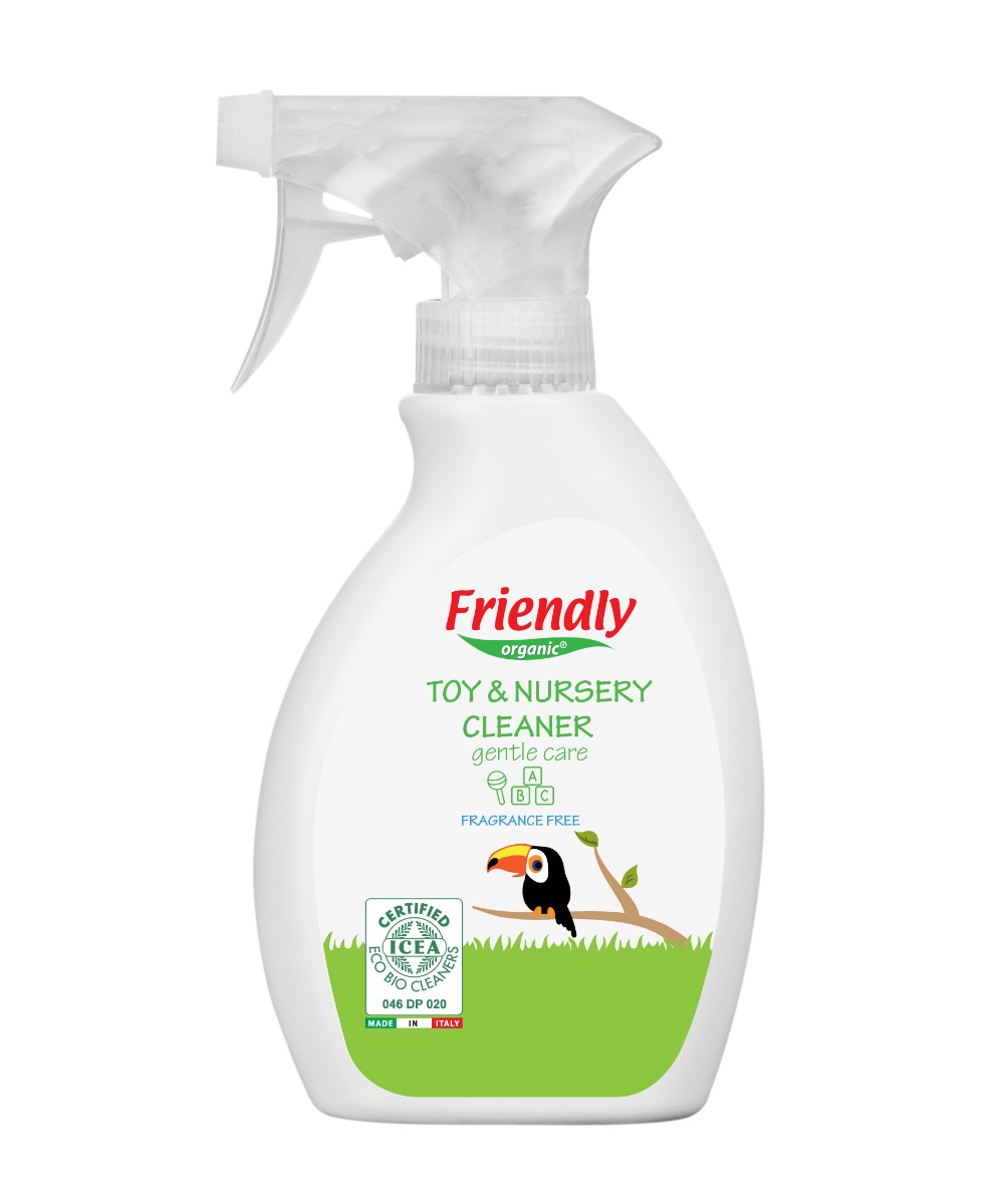 Detergent spray pentru jucarii si suprafete, 250ml, Friendly Organic