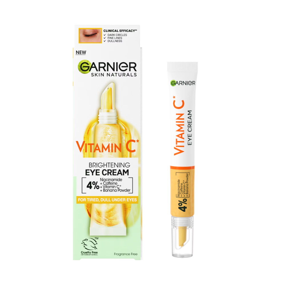 Crema de ochi cu Vitamina C si efect de iluminare Skin Naturals, 15ml, Garnier