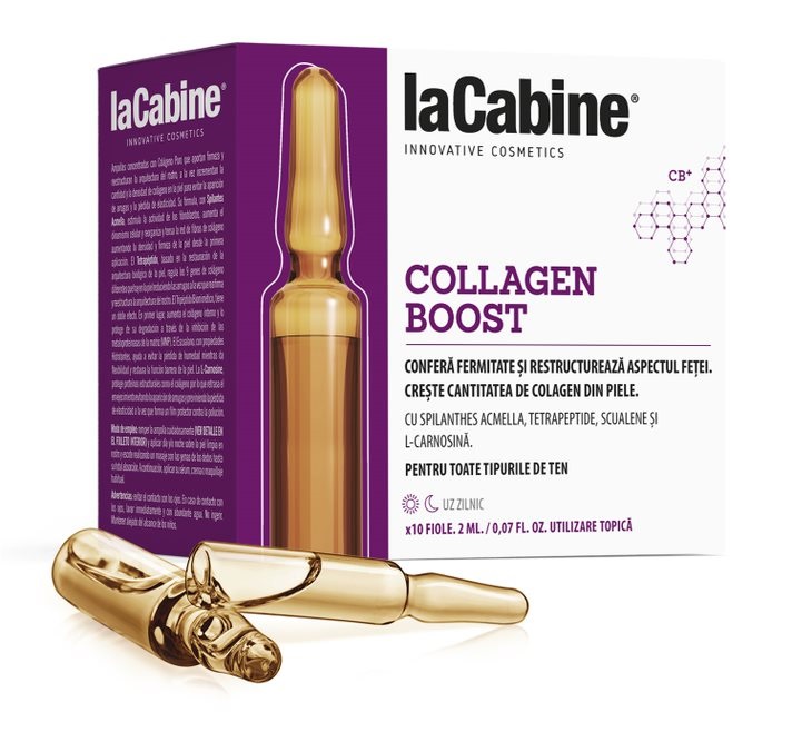 Fiole Collagen Boost, 10 fiole x 2 ml, La Cabine