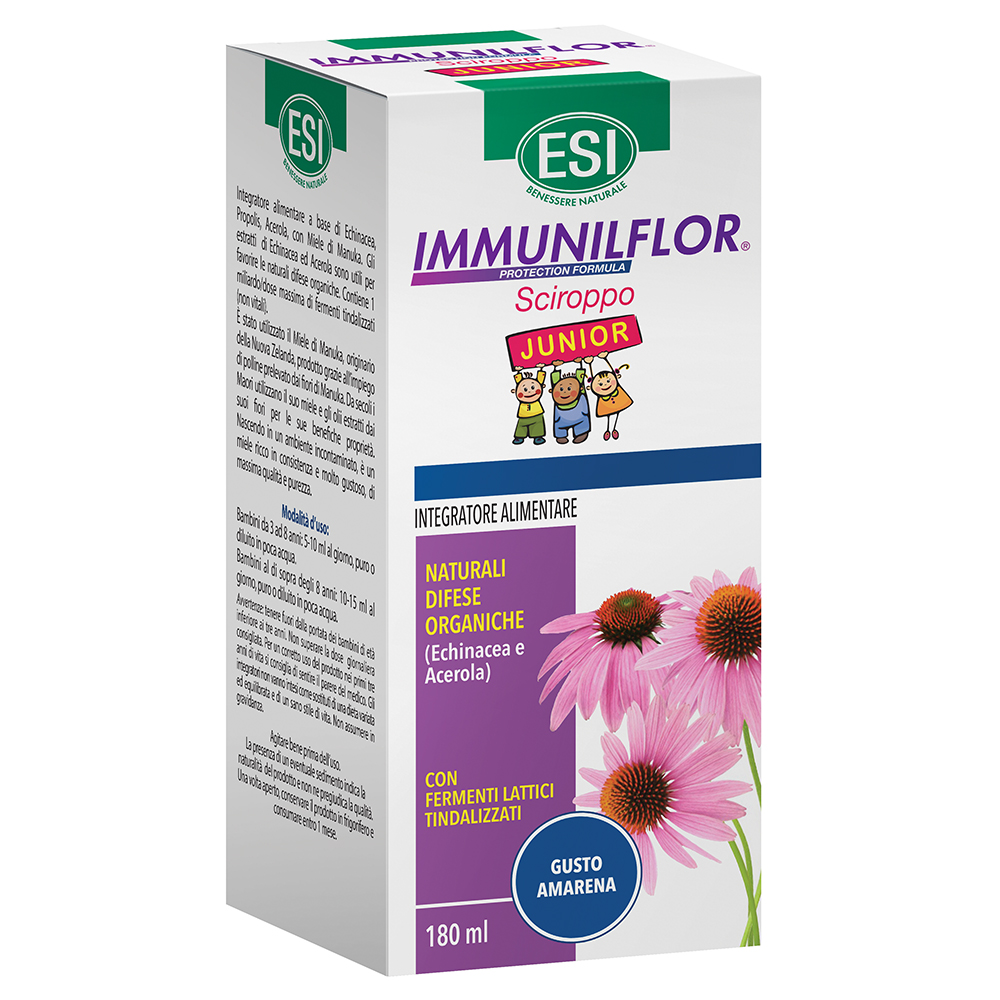 Sirop Immunilflor Junior, 180ml, Esi