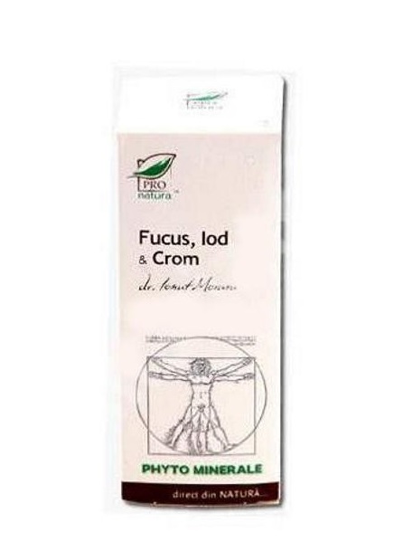 Fucus iod si crom, 60 capsule, Pro Natura