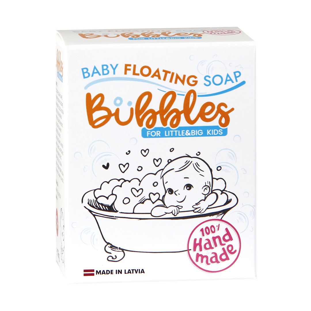 Sapun plutitor in forma de animalut pentru bebelusi, 75g, Bubbles
