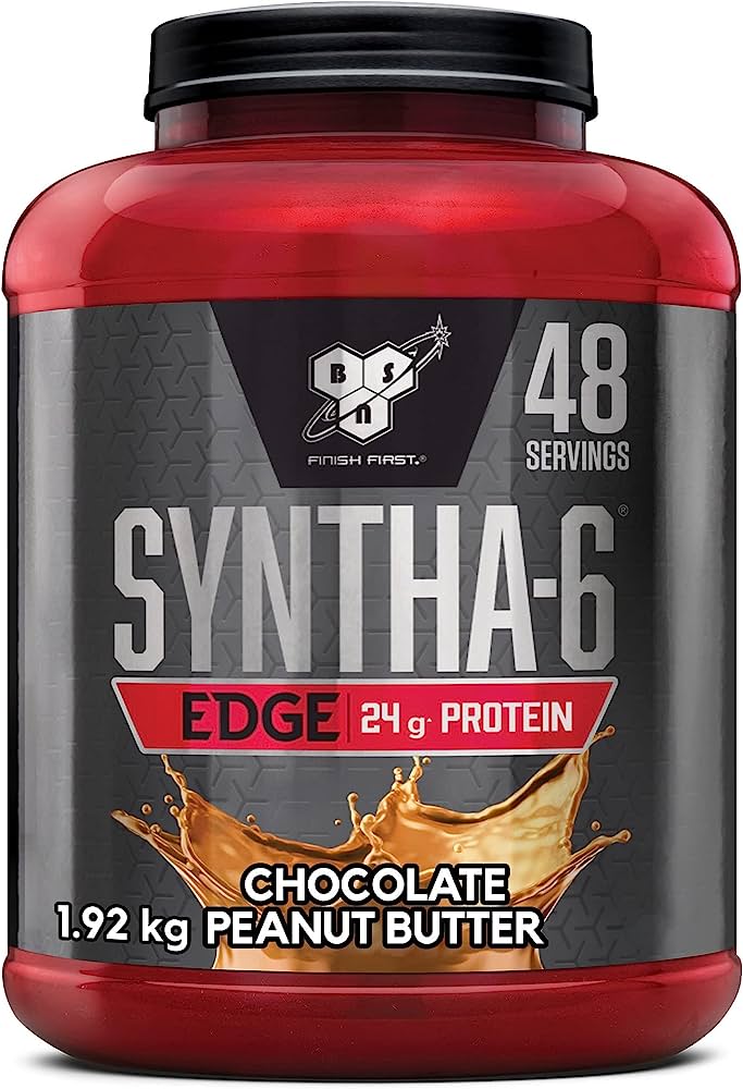 Proteine din zer + izolat proteic syntha 6 aroma ciocolata si unt de arahide, 1.92kg, BSN