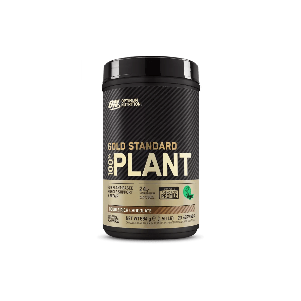 Proteine vegetale Gold Standard 100% Plant cu aroma de ciocolata, 684g, Optimum Nutrition