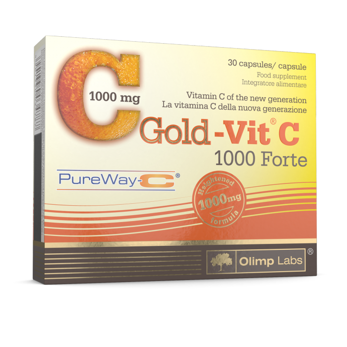 Vitamina C 1000 Forte Gold, 30 capsule, Olimp Labs