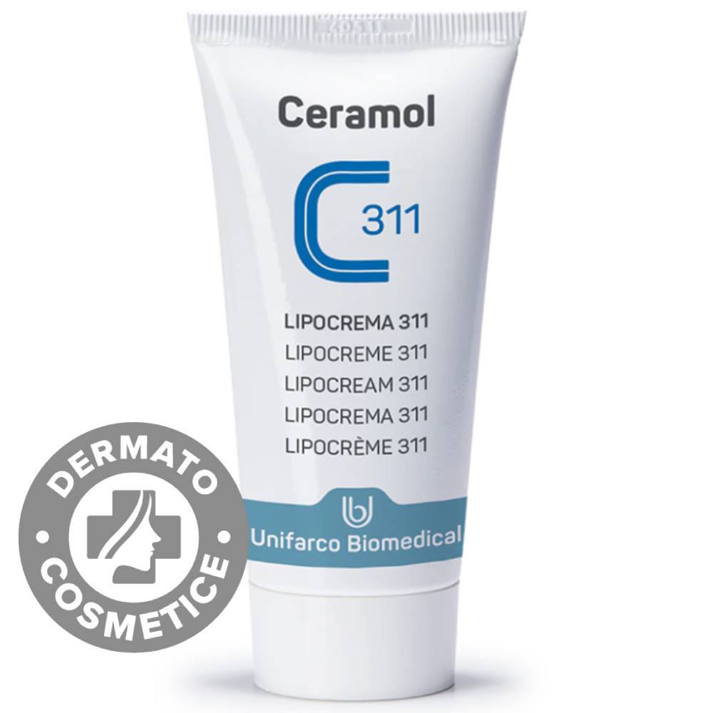 Tratament localizat pentru eczema si dermatita atopica Lipocream, 50ml, Ceramol
