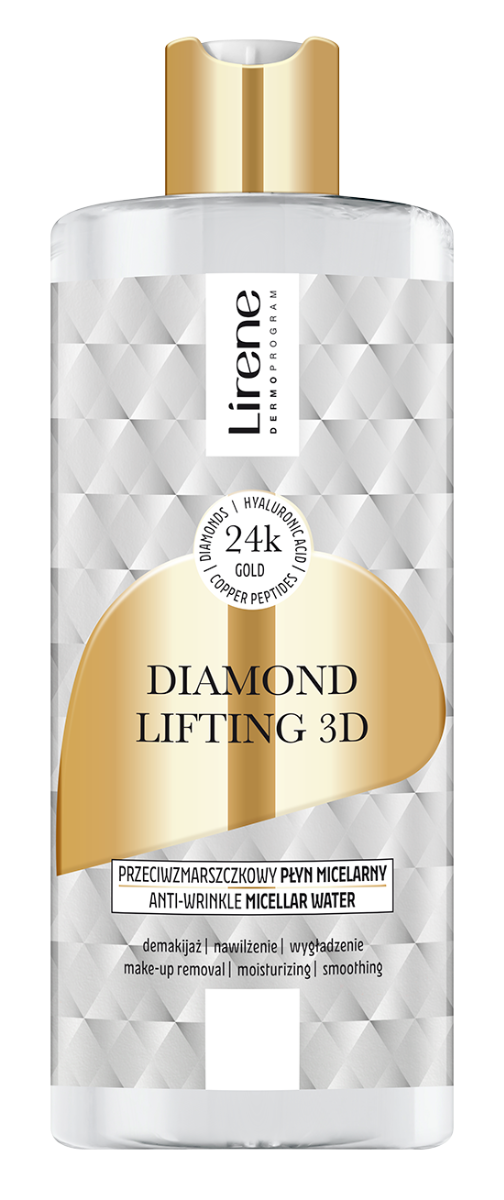 Apa micelara cu efect anti-rid Diamond Lifting 3D, 400ml, Lirene