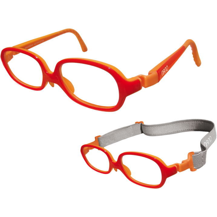Rame ochelari de vedere copii Nano Kids NAO58342 RED/ORANGE