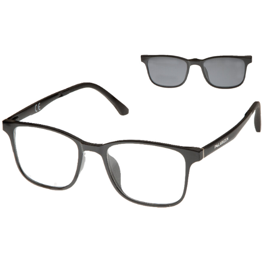 Rame ochelari de vedere unisex Polarizen CLIP-ON 2121 C1