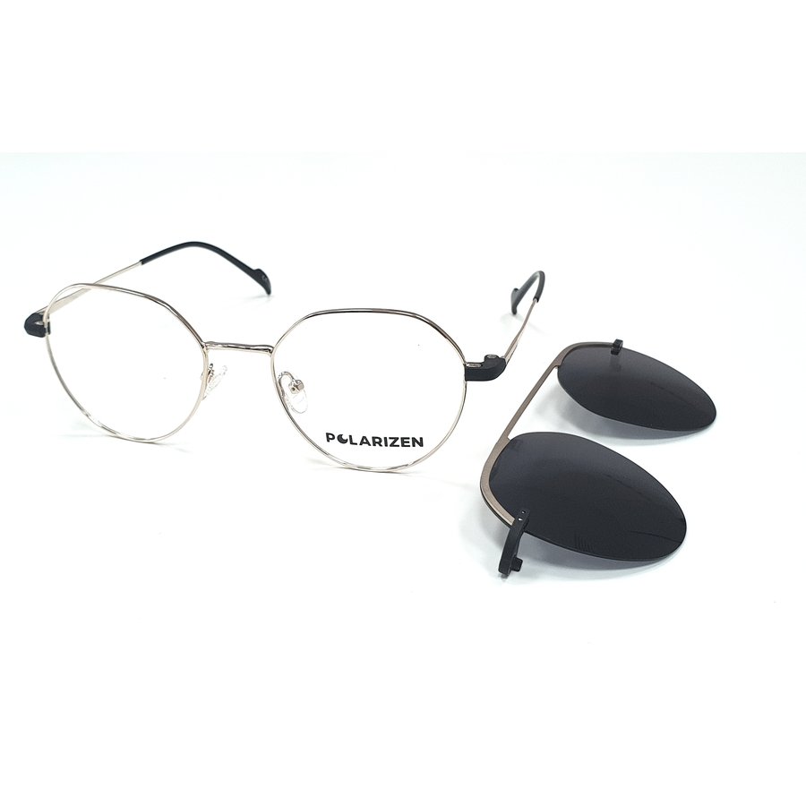 Rame ochelari de vedere unisex Polarizen CLIP-ON DC3035 C2