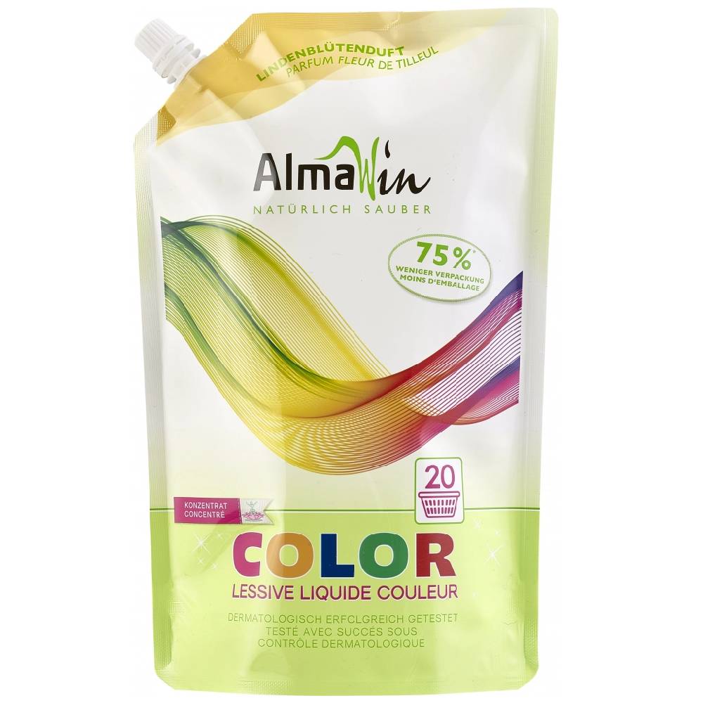 Detergent lichid de rufe color Eco, 1,5l, Almawin