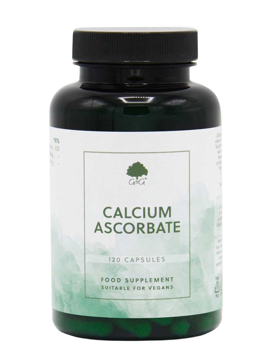 Calcium Ascorbate 500mg, 120 capsule, G&G