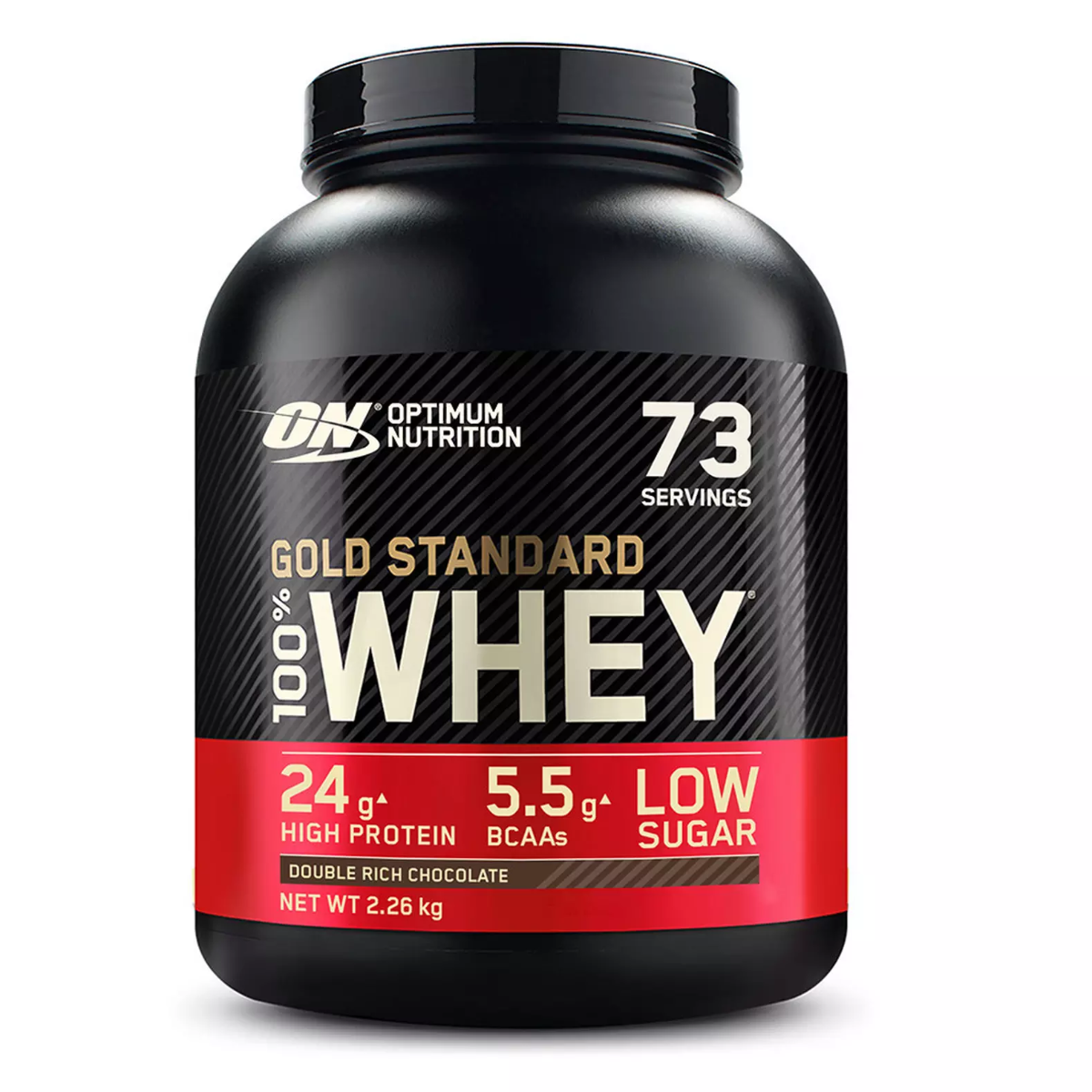 Proteine din zer 100% Whey Gold Standard cu aroma de ciocolata, 2.26kg, Optimum Nutrition