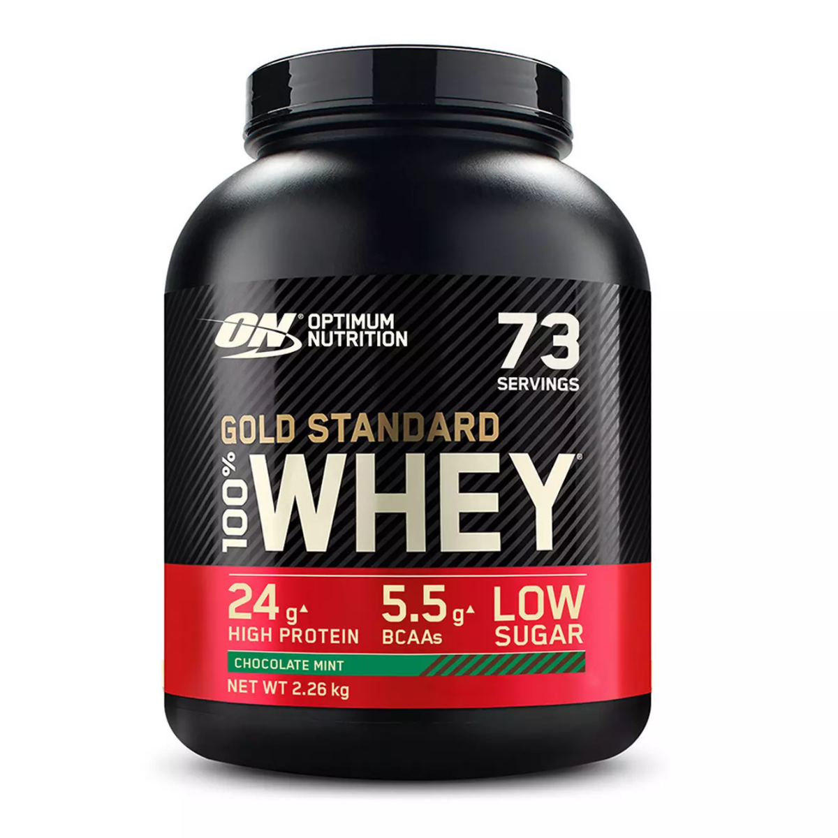 Proteine din zer 100% Whey Gold Standard ciocolata cu menta, 2.26kg, Optimum Nutrition