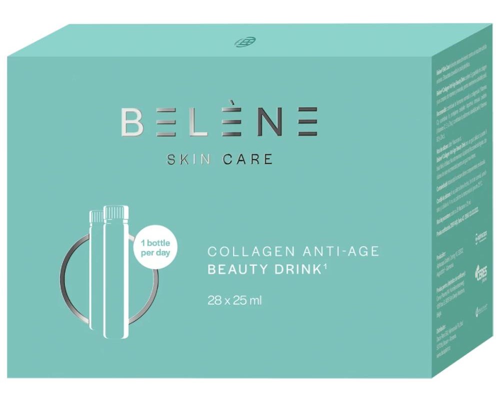 Collagen Anti-age Beauty Drink, 28 x 25ml, Belene