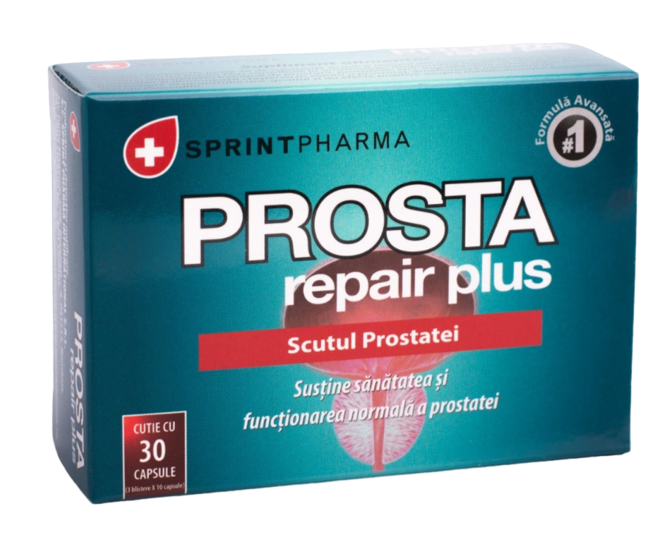 Supliment alimentar pentru afectiunile prostatei Prosta Repair Plus, 30 capsule, Sprint Pharma