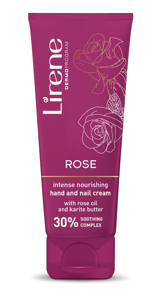 Crema de maini cu trandafiri 30% complex nutritiv Hand Care, 75ml, Lirene