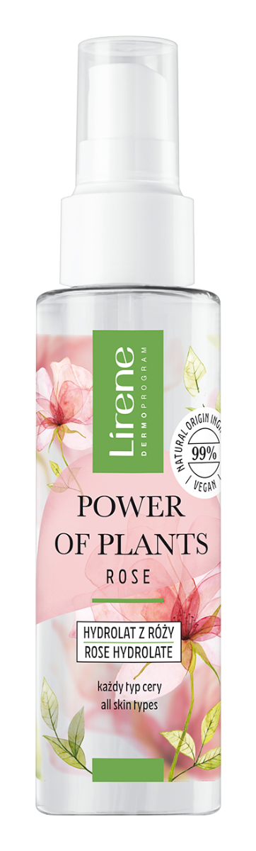 Hidrolat facial anti-aging Trandafir Power Of Plants, 100ml, Lirene