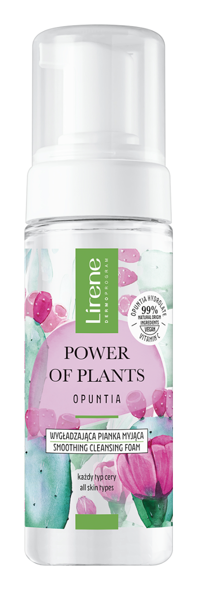 Spuma densa pentru curatare faciala Opuntia Power Of Plants, 150ml, Lirene