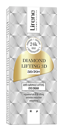 Crema anti-rid cu efect de lifting pentru zona ochilor Diamond Lifting 3D, 15ml, Lirene
