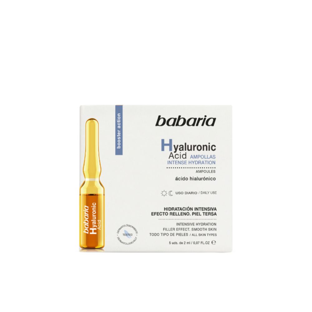 Fiole cu acid hialuronic pentru hidratate, 10ml, Babaria