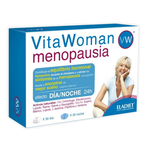 Supliment pentru ameliorarea simptomelor menopauzei Vitawoman Menopause, 60 capsule, Eladiet