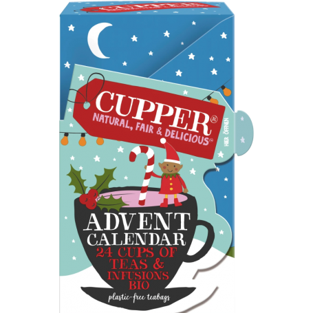 Calendar advent Ceai Eco, 24 plicuri, Cupper