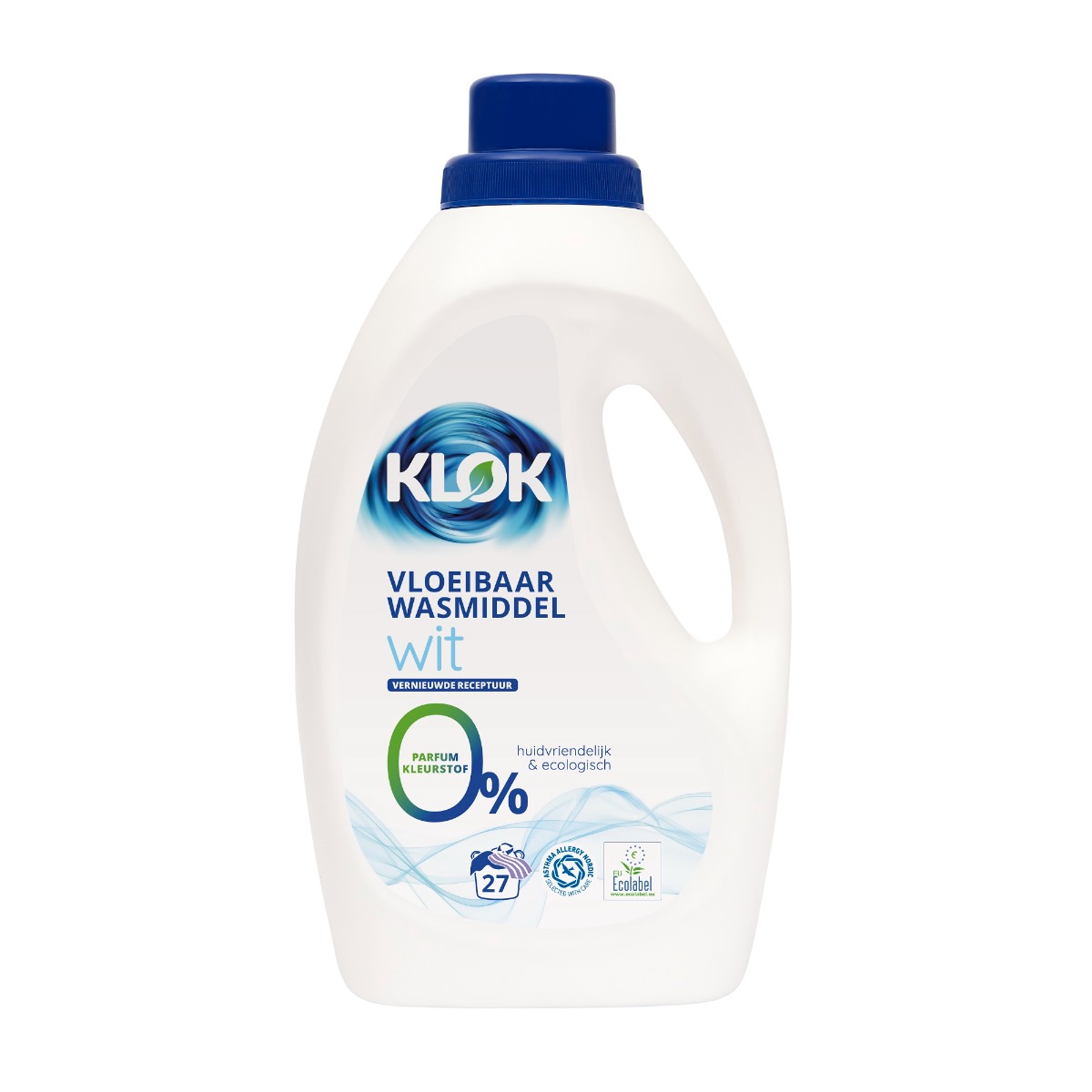 Detergent lichid pentru rufe albe, 27 spalari, Klok