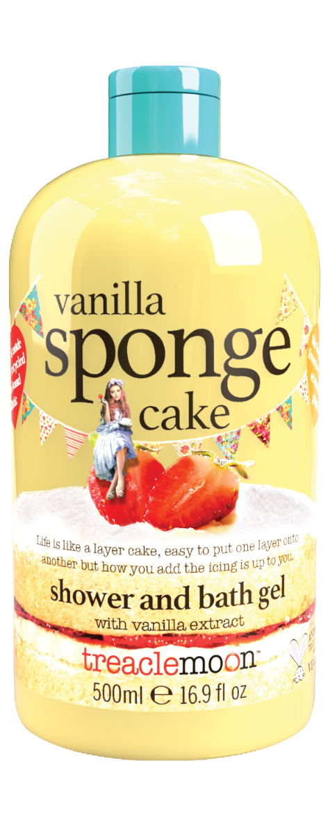 Gel de dus Vanilla Sponge Cake, 500ml, Treaclemoon
