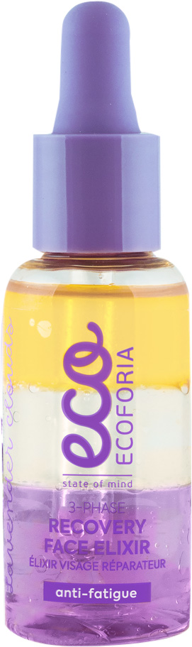 Elixir pentru ten Lavender Clouds 3 Phase Recovery, 30ml, Ecoforia