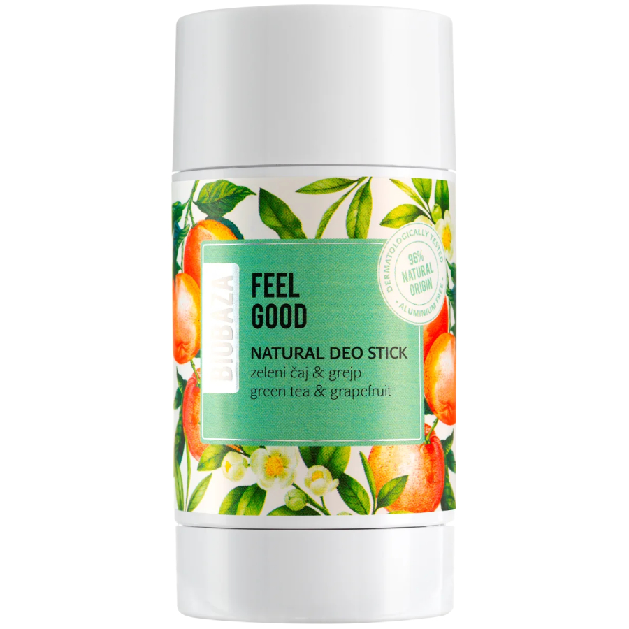 Deodorant stick natural fara aluminiu cu ceai verde Feel Good, 50ml, Biobaza