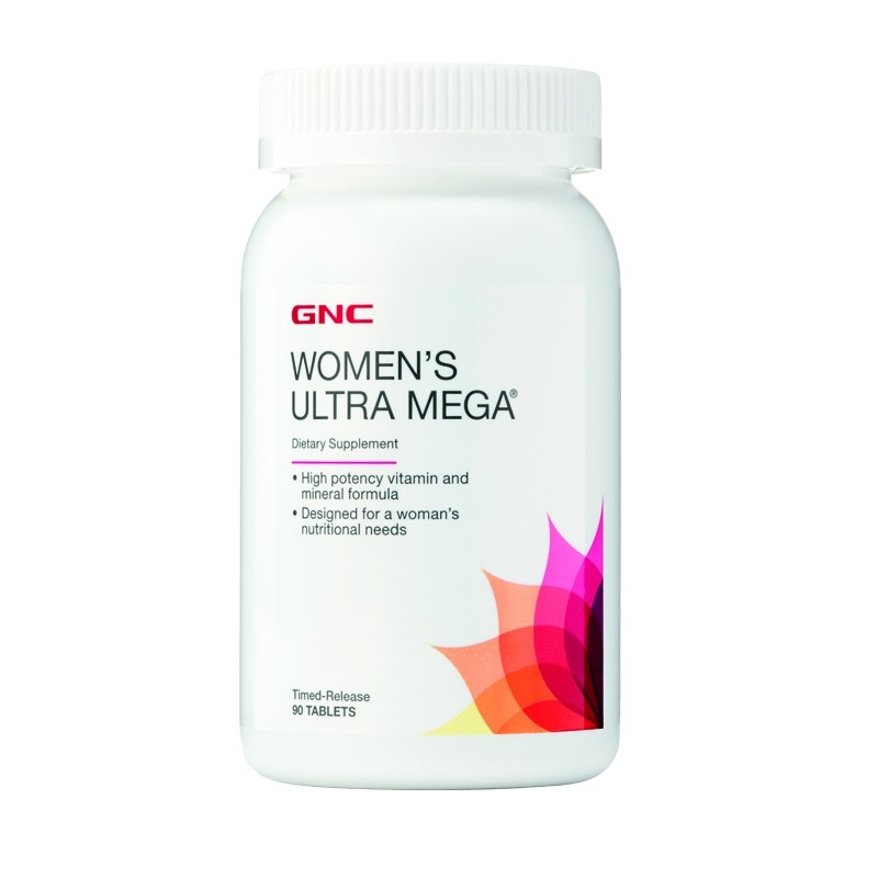 Multivitamine pentru femei Women's Ultra Mega, 90 capsule, GNC